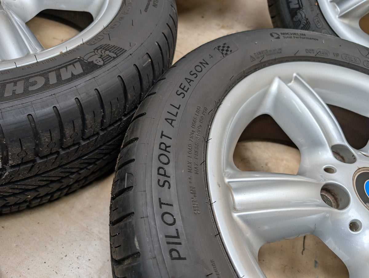 OEM BMW E36 Z3 2.8 3.0 E46 325Ci Wheels Rims 7JX16 ET:46 Star Spoke Style 55 SET