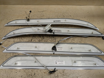 2016-2019 BMW 740Li G12 Scuff Plate Door Sill SET 7369887 OEM