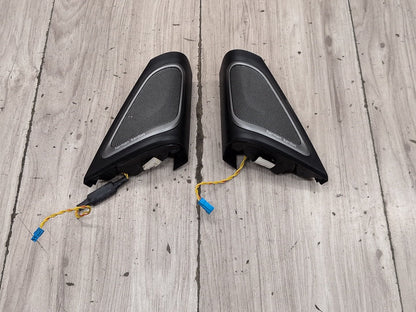 2016-2022 BMW 750i G12 Front Left Right Door Triangle Corner Speaker Assemblys SET 7458447