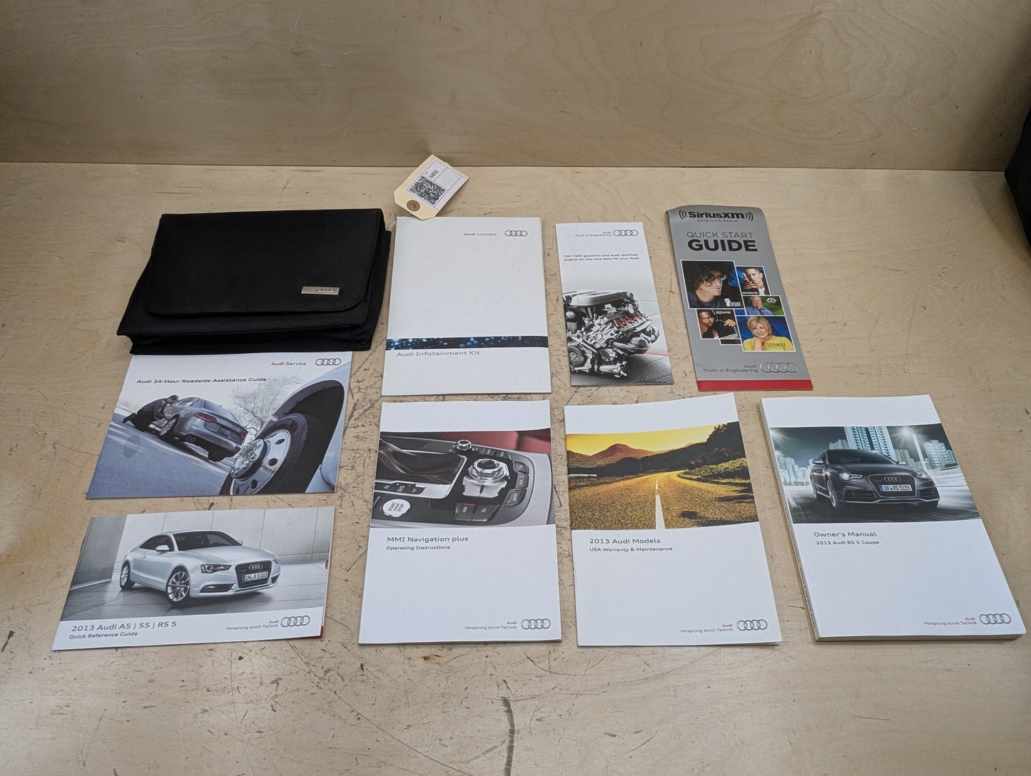 2011-2017 Audi RS5 8T - Owners Instruction Manual Book SET PN: