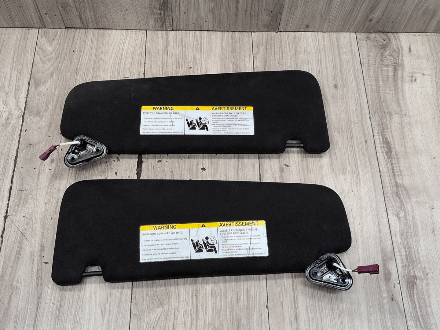 2016-2022 BMW 750i G12 Front Left Right Sun Visor SET 7404382 OEM