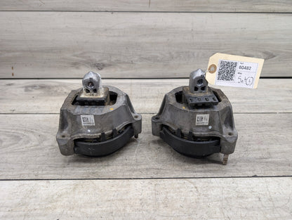 2017-2023 BMW G30 530i B46B20O0 Left Right Engine Bracket Support Mount SET 6860496