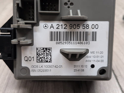 2009-2012 Mercedes-Benz E550 W212 Start Stop Button w/ Key A2129055800 OEM