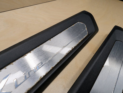 18-24 OEM BMW G01 G02 X3 X4 X Line Front Left Right Door Cover Trim Sills PAIR