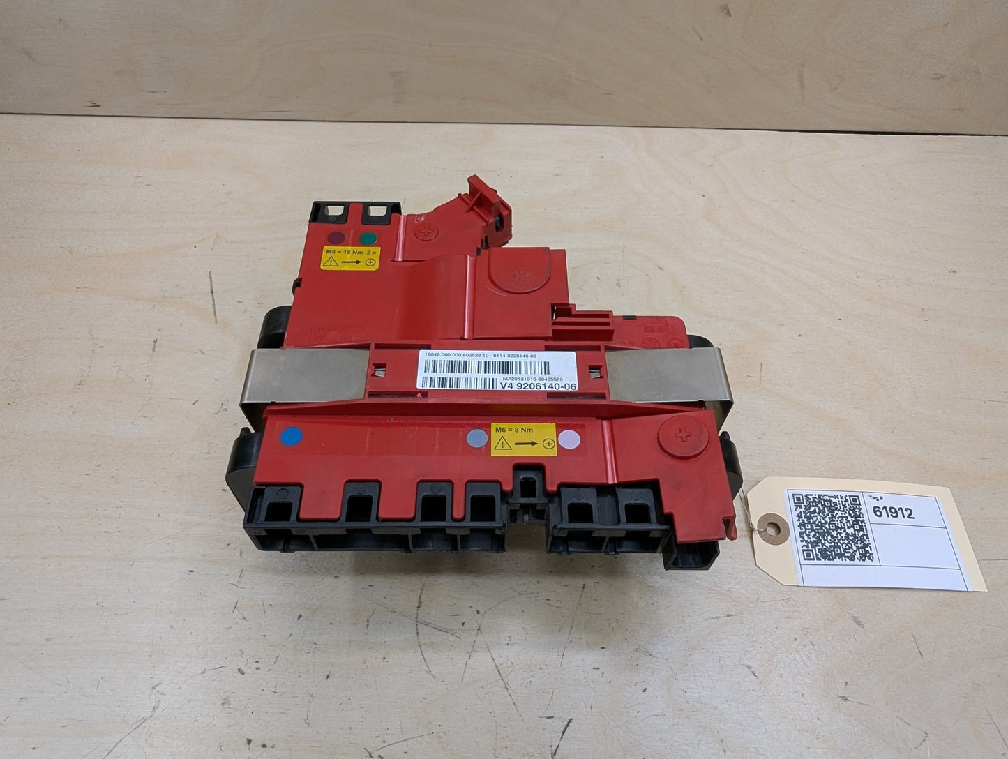2011-2016 BMW X3 F25 Rear Battery B+ Terminal Junction Point Relay Fuse Box 9206140
