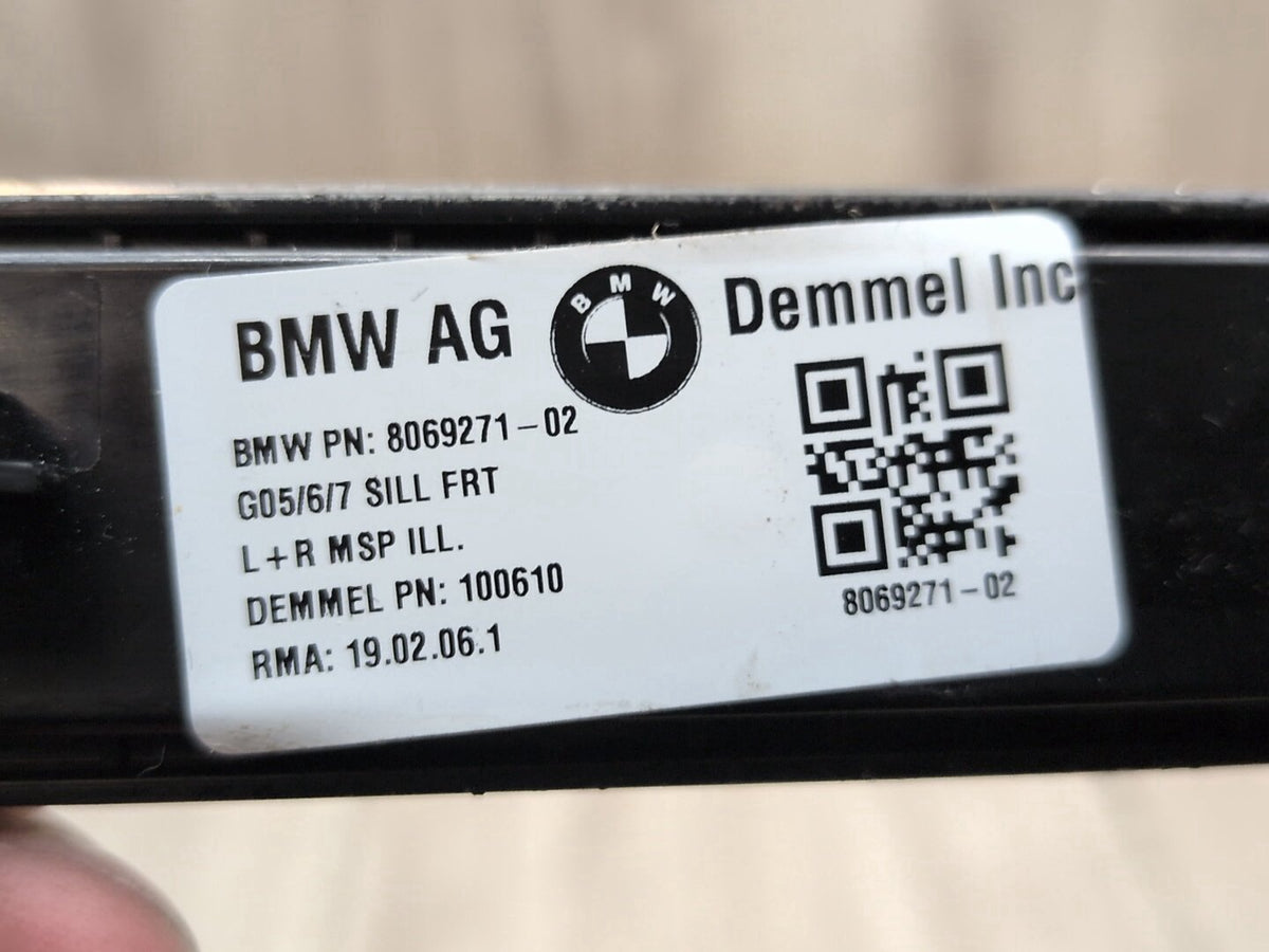 2019-2026 BMW X5 G05 Front Rear Left Right Scuff Plate Door Sill SET 8069271 OEM