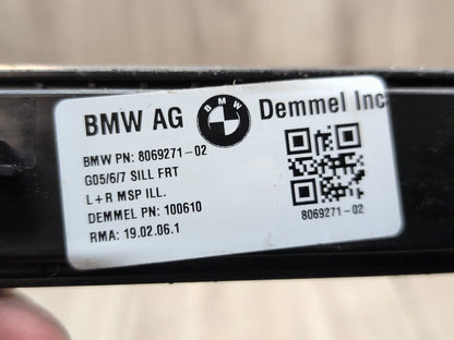 2019-2026 BMW X5 G05 Front Rear Left Right Scuff Plate Door Sill SET 8069271 OEM