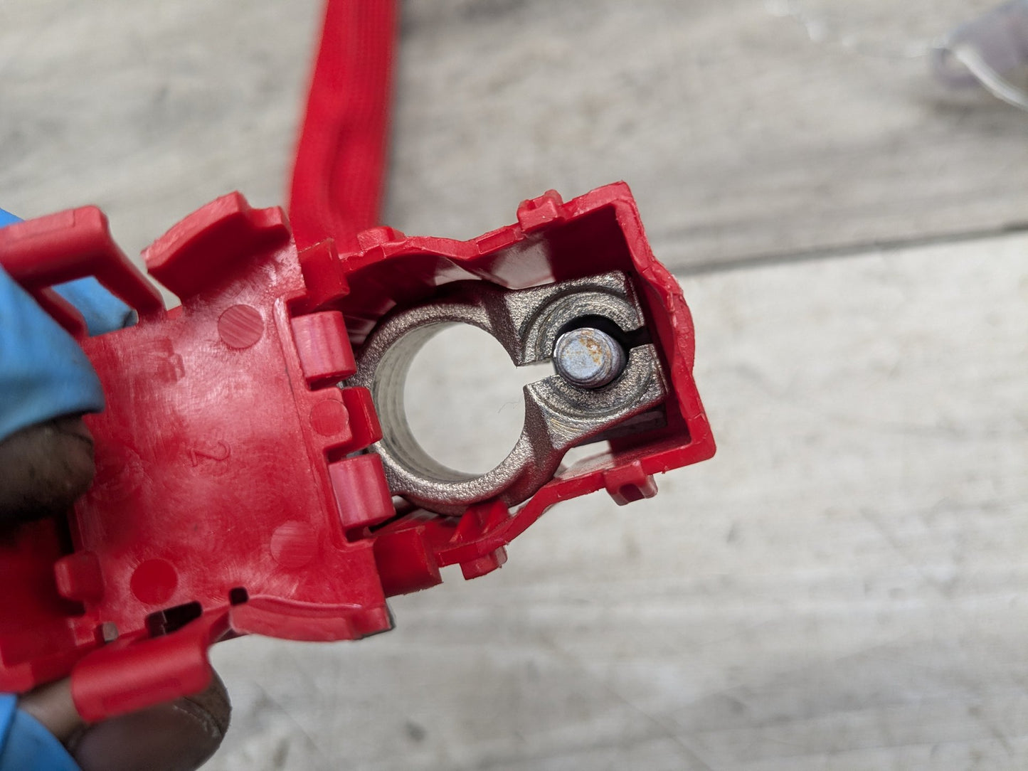 18-21 OEM BMW G01 G02 F98 X3 X4 Battery Plus Pole Terminal Positive Red Cable