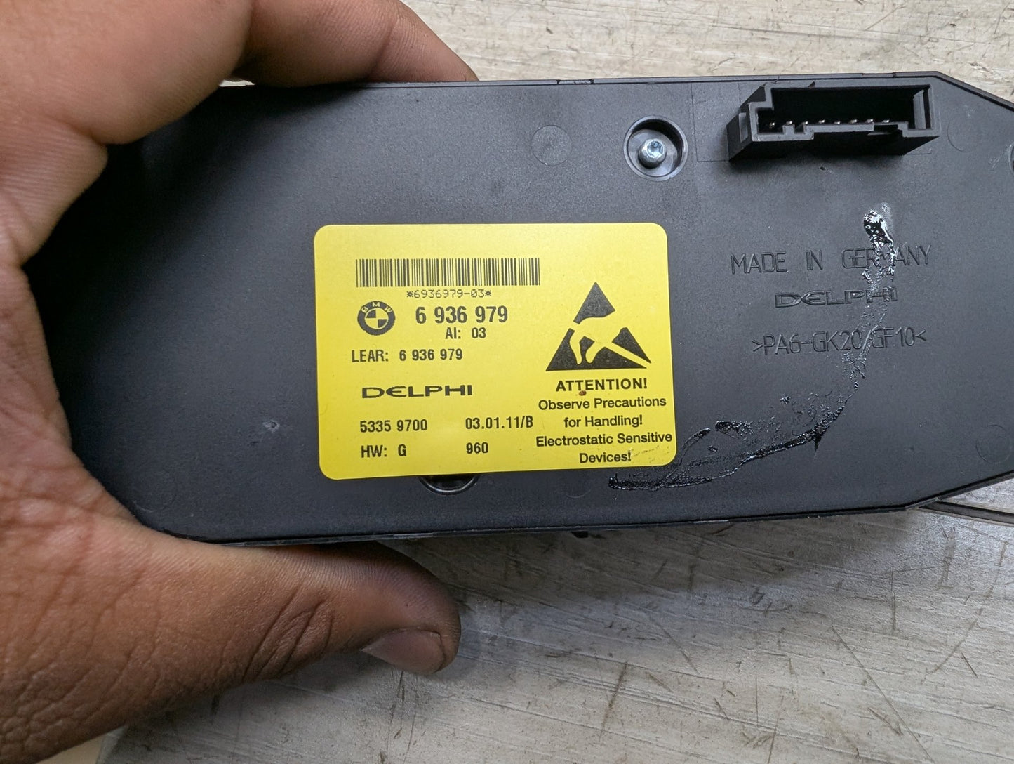 OEM BMW E90 E92 E93 328 335 Front Left Driver Seat Adjust Memory Control Switch