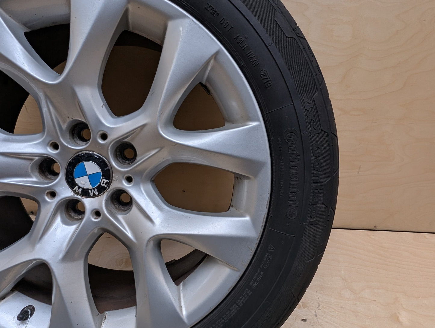 07-13 OEM BMW X5 E70 Wheel Rim 19x9 ET:48 LA Star Spoke Style 334