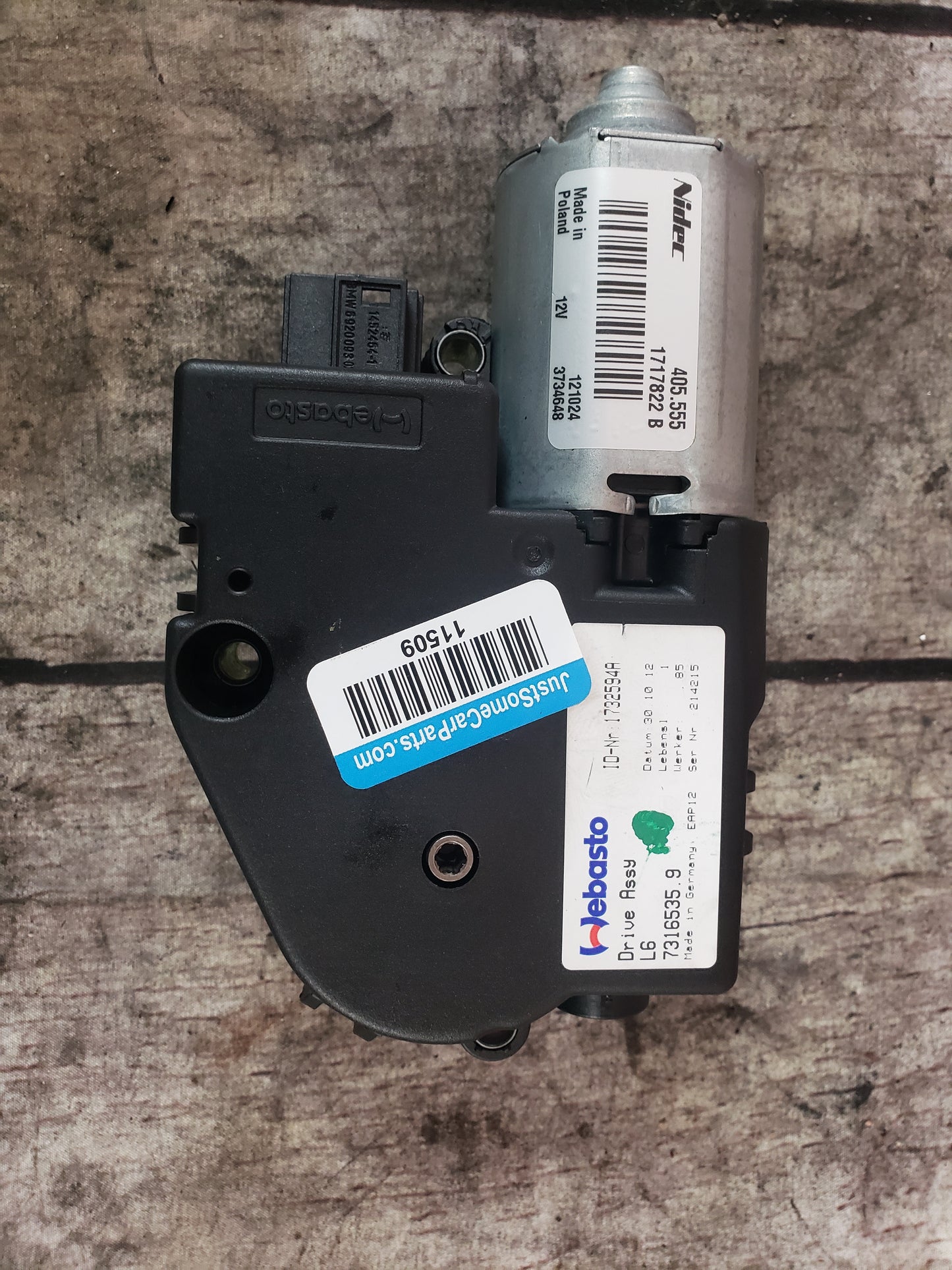 OEM BMW F06 F82 F80 F13 F01 F10 M2 M3 M4 M6 Upper Sunroof Moon Roof Motor Unit