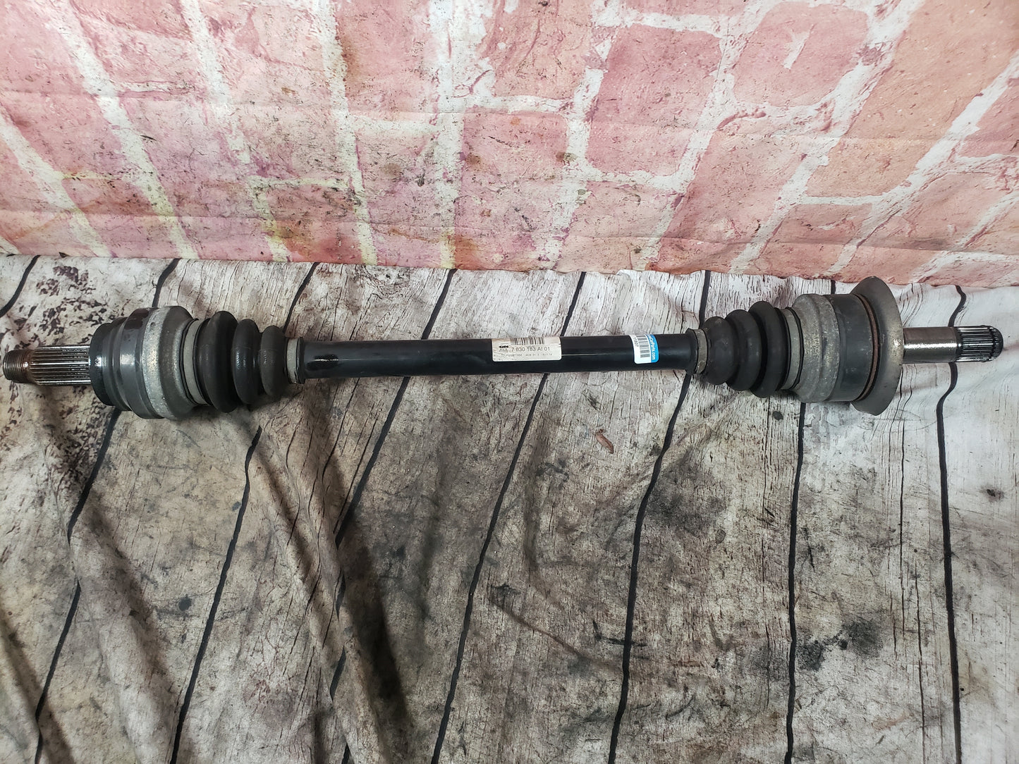 BMW 14-16 F10 528xi Gas Awd Rear Left Axle Cv Shaft LCI