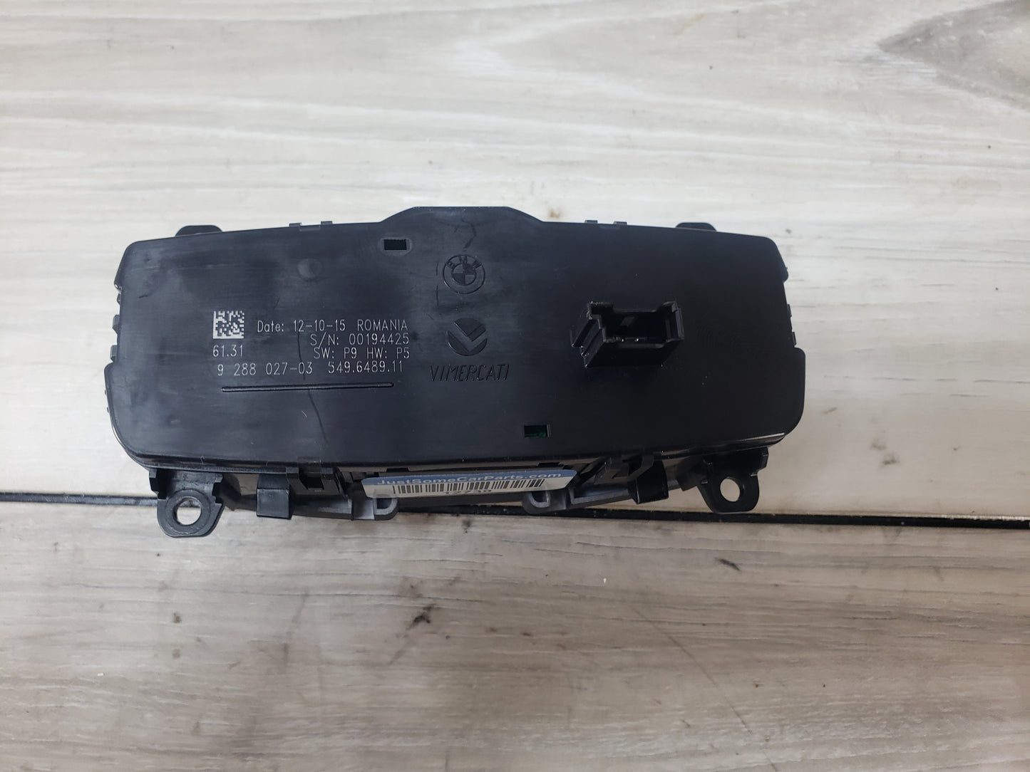 BMW 14-16 F22 235i Headlight Switch Control Panel Light Module BLACK Pre LCI