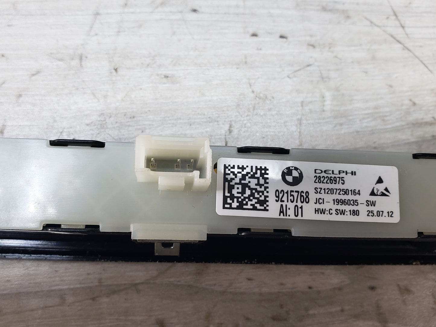 OEM BMW F10 528 535 550 M5 Front Right Passenger Seat Memory Control Switch