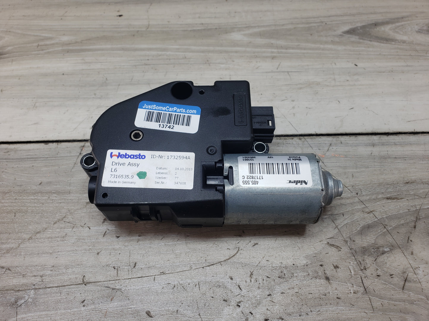 OEM BMW F06 F82 F80 F13 F01 F10 M2 M3 M4 M6 Upper Sunroof Moon Roof Motor Unit