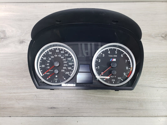 BMW 07-10 E93 M3 Gauge Cluster Instrument Panel Speedometer MANUAL OEM Pre LCI