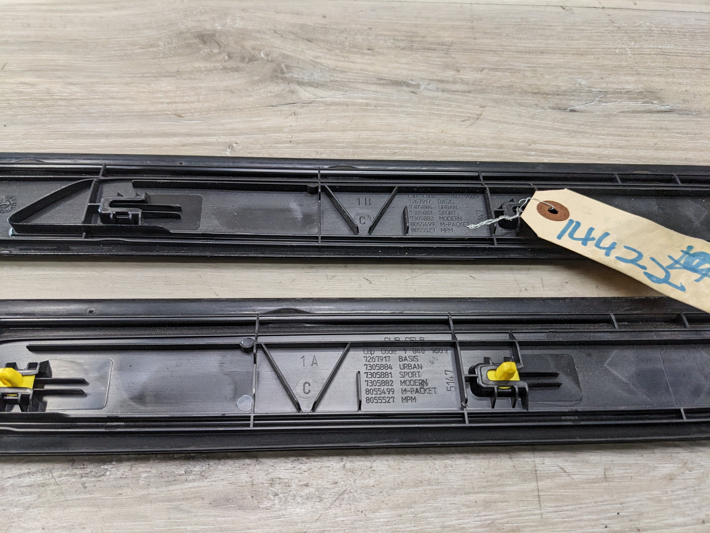 17-20 OEM BMW F22 M240 Door Sill Entrance Molding Scuff Plate Trim SET M SPORT