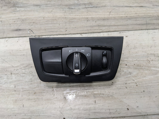 OEM BMW F22 F30 F33 Headlight Switch Control Panel Light Module BLACK