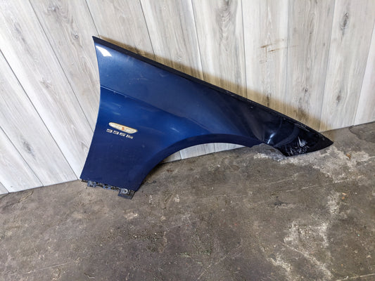 07-13 OEM BMW E92 E93 335 Right Passenger Side Fender Panel Wing Blue NOTE*