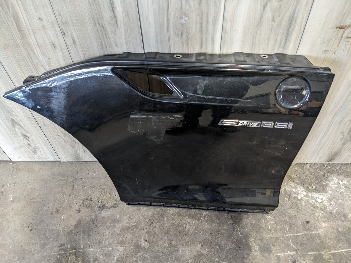 09-16 OEM BMW E89 Z4 35i Front Left Driver Fender Panel Shell Black 475