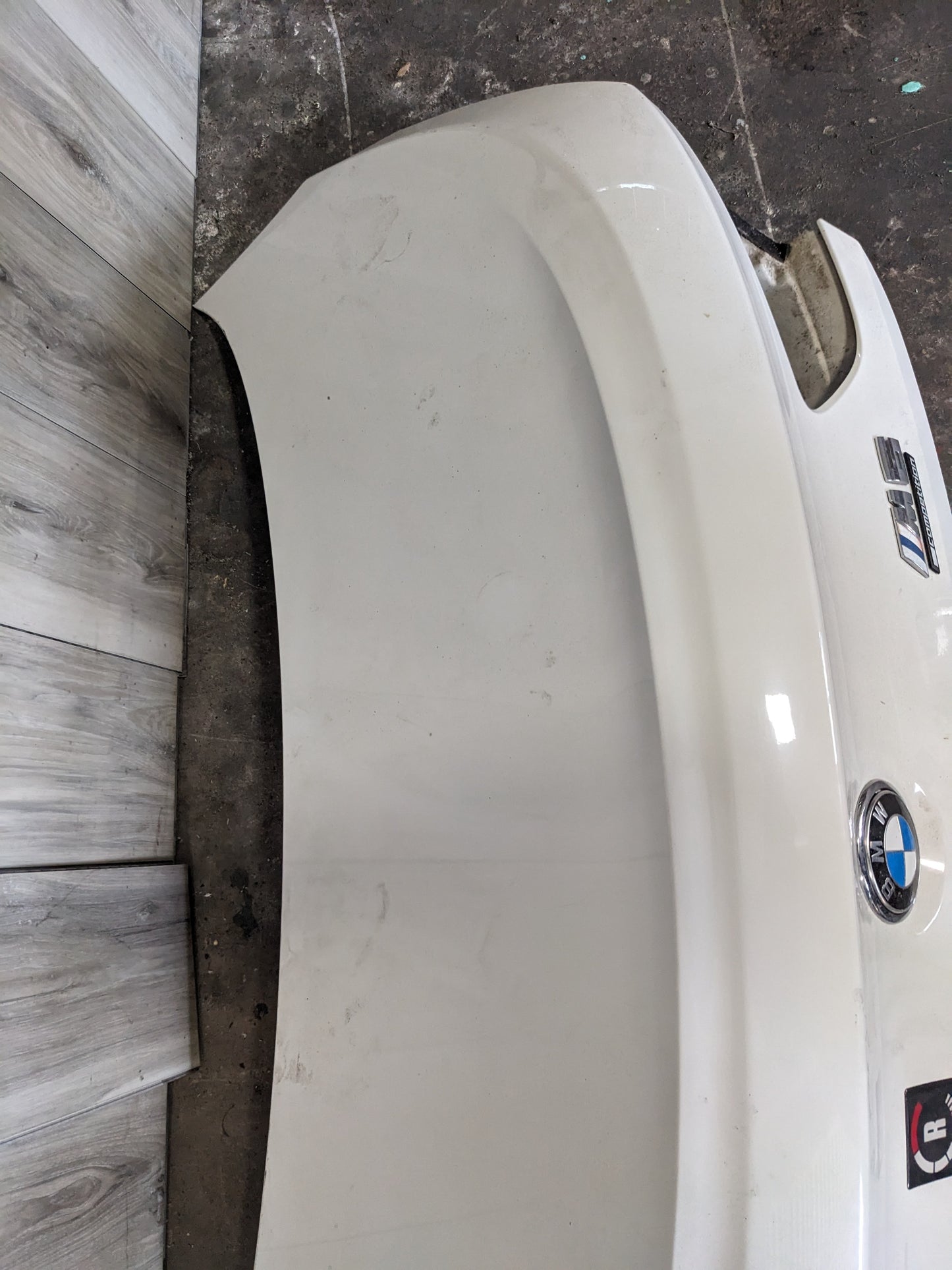 12-17 OEM BMW M6 F06 F12 F13 640 650 Rear Trunk Cover M-SPORT White