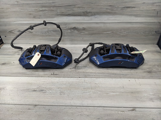 OEM BMW M6 F12 F13 F06 M5 F10 BREMBO Front Rear Brake Calipers Blue SET