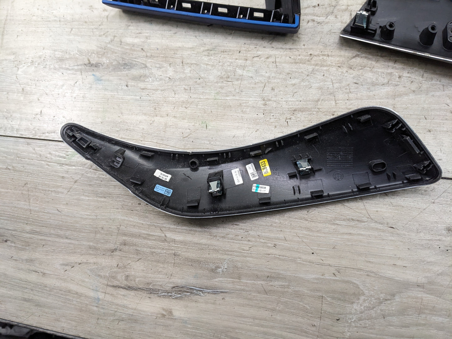 14-20 OEM BMW F22 M235 M240 Central Console Dash Doors Panels Aluminum Trim SET