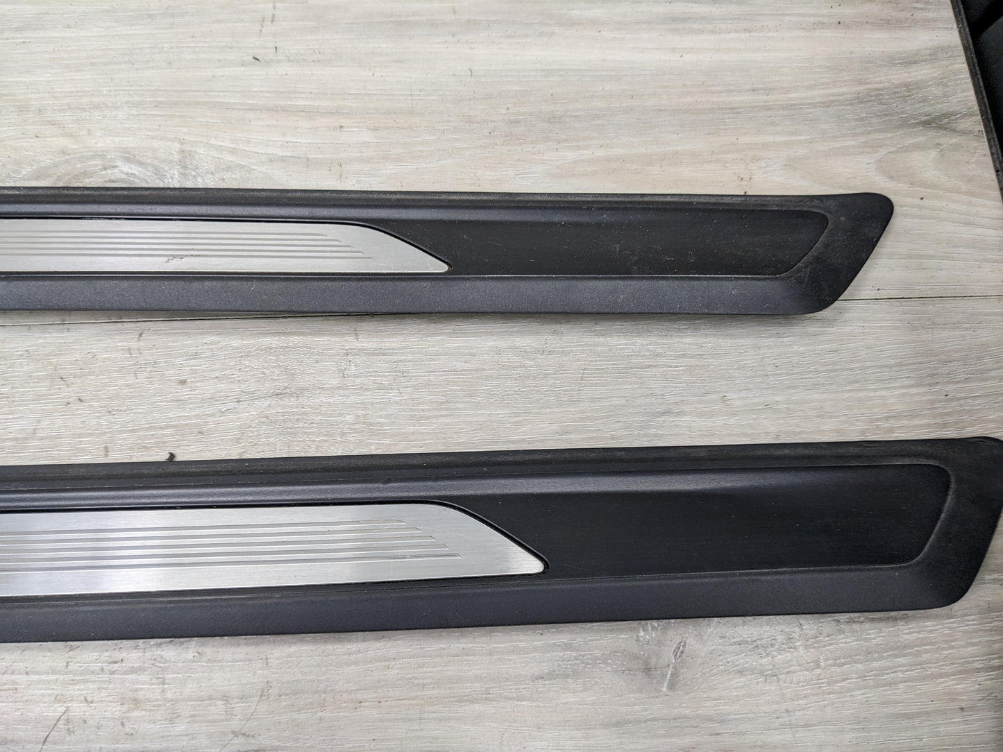 17-20 OEM BMW F22 M240 Pair Front Door Sills M SPORT Scuff Plate Trim SET