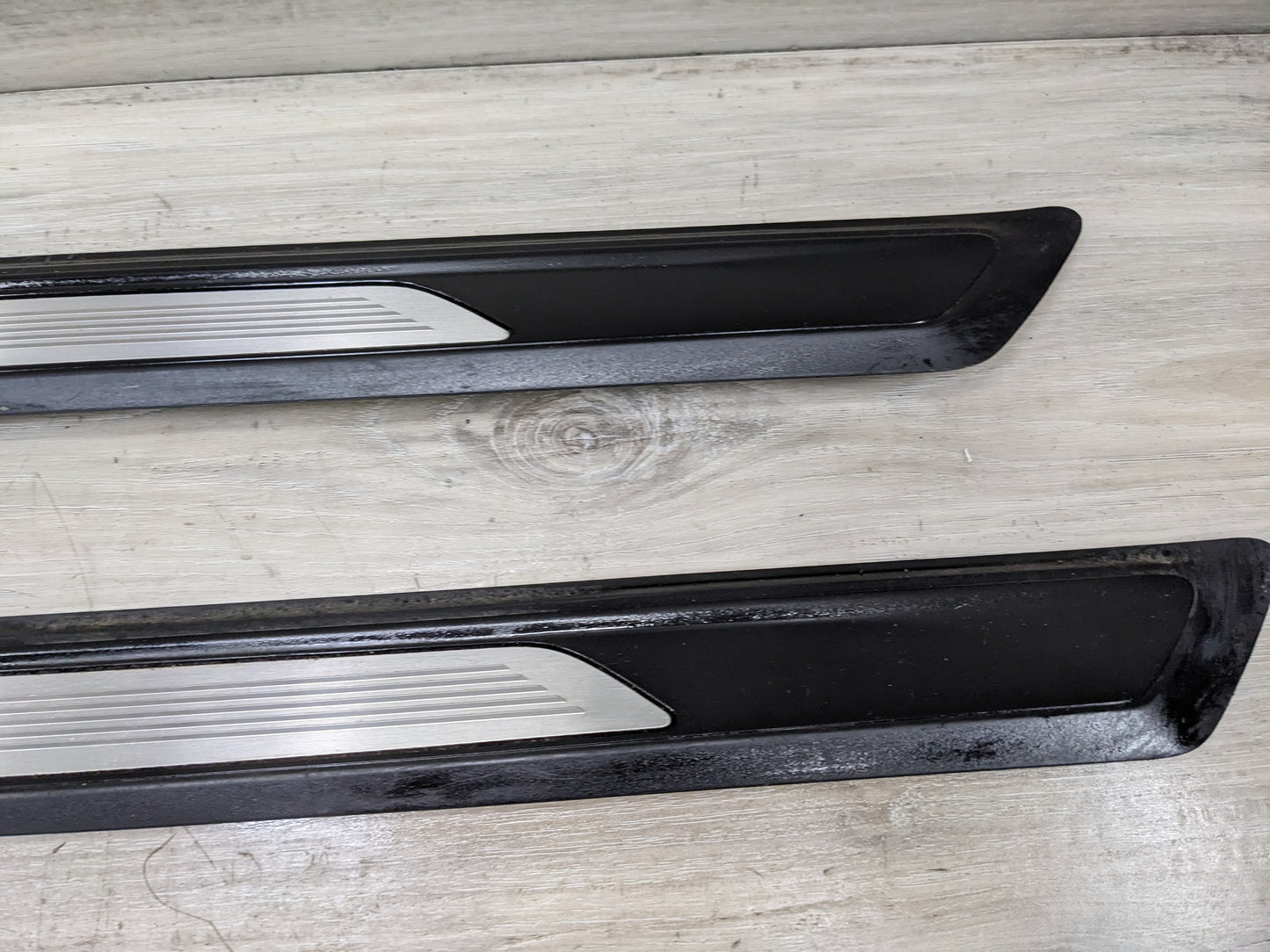 14-16 OEM BMW F22 M235 Pair Front Door Sills M SPORT Scuff Plate Trim SET