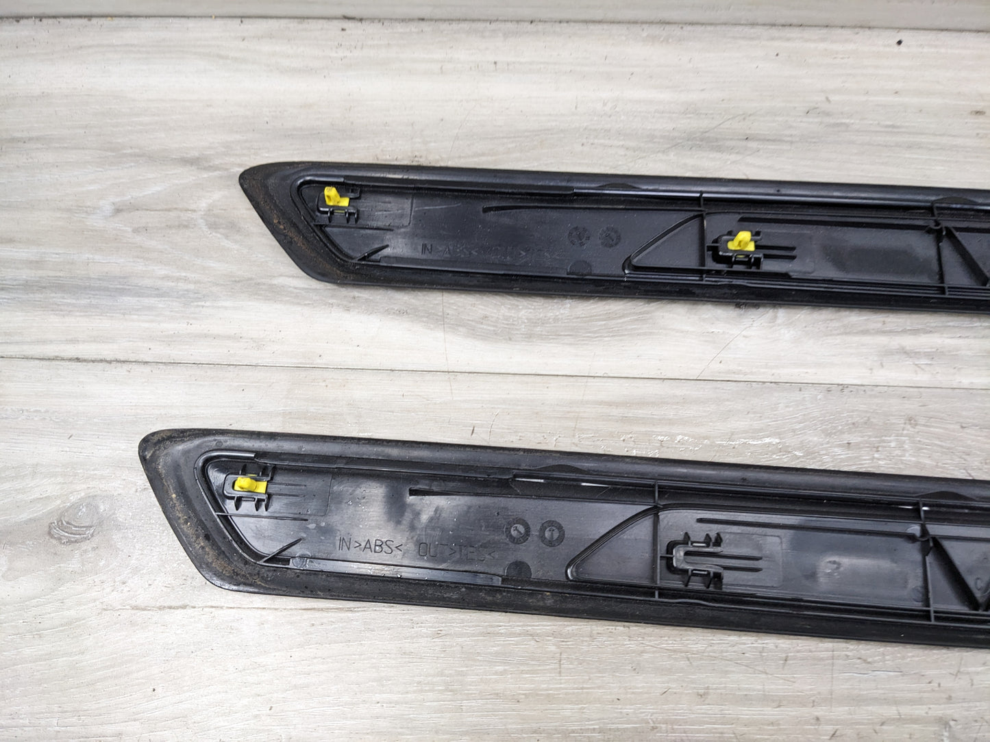 14-16 OEM BMW F22 M235 Pair Front Door Sills M SPORT Scuff Plate Trim SET