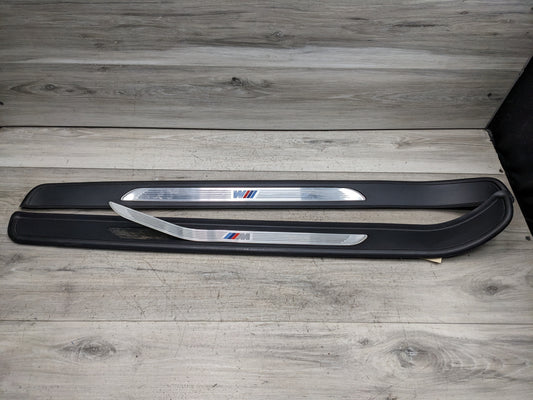 08-13 OEM BMW E92 E93 M3 Door Sill Plate Molding Trim Left Right SET M SPORT**