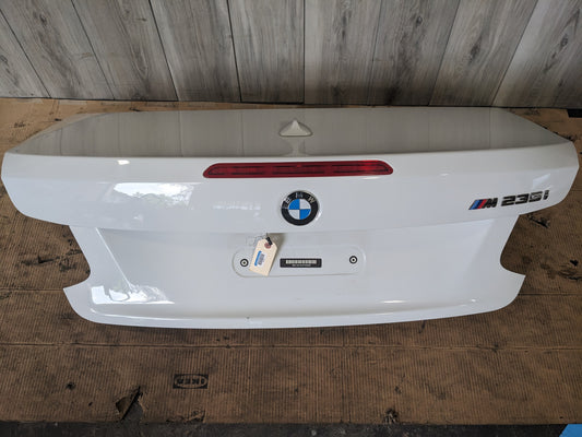 14-20 OEM BMW F23 Rear Trunk Lid Panel Assembly White