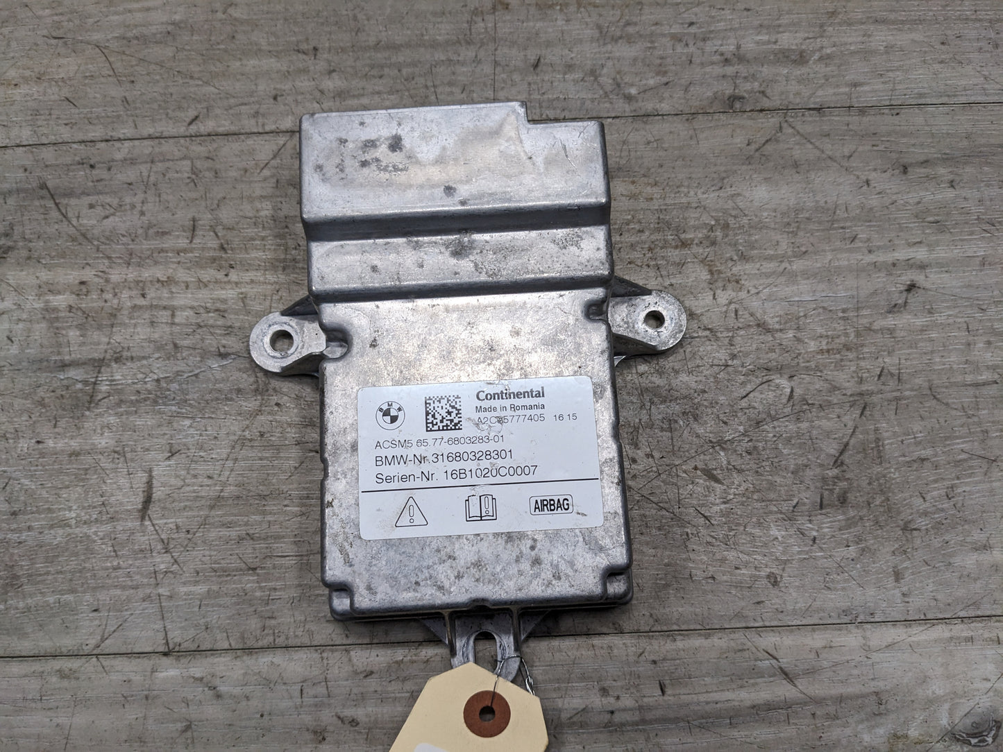 OEM BMW G11 G12 740 750 SRS Safety Airbag Control Module Unit