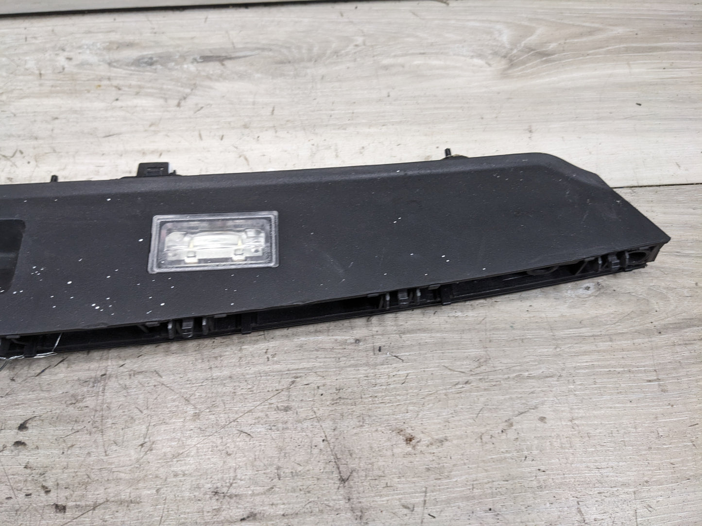 16-19 OEM BMW G11 G12 750 Rear Deck Trunk Lid License Plate Light Lamp Panel