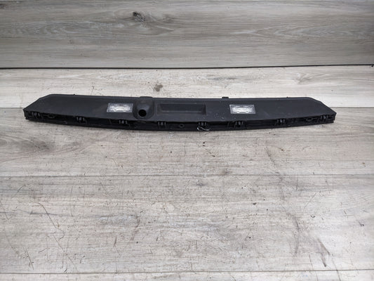 16-19 OEM BMW G11 G12 750 Rear Deck Trunk Lid License Plate Light Lamp Panel