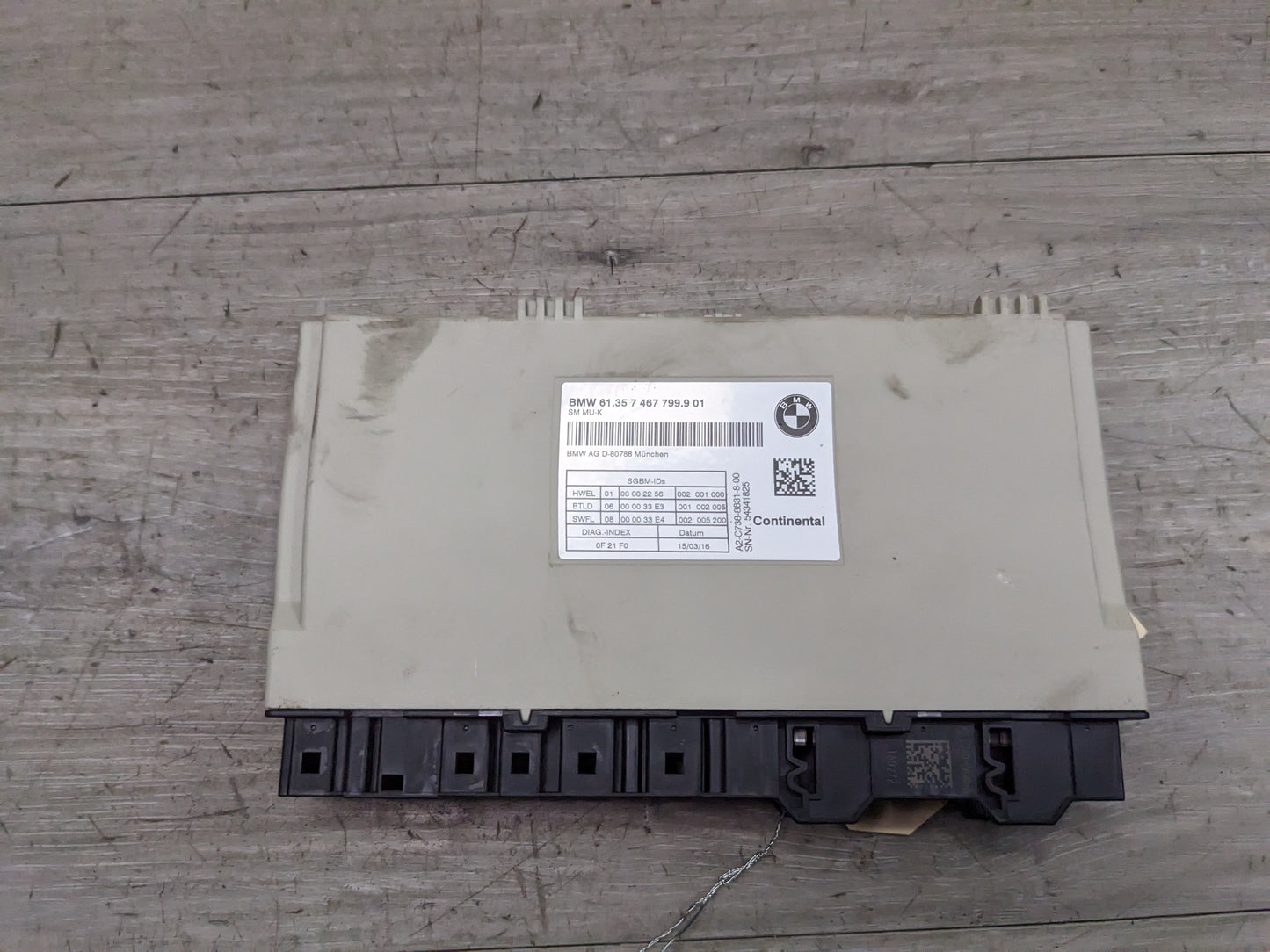 16-19 OEM BMW G12 G11 740 750 Seat Control Memory Module