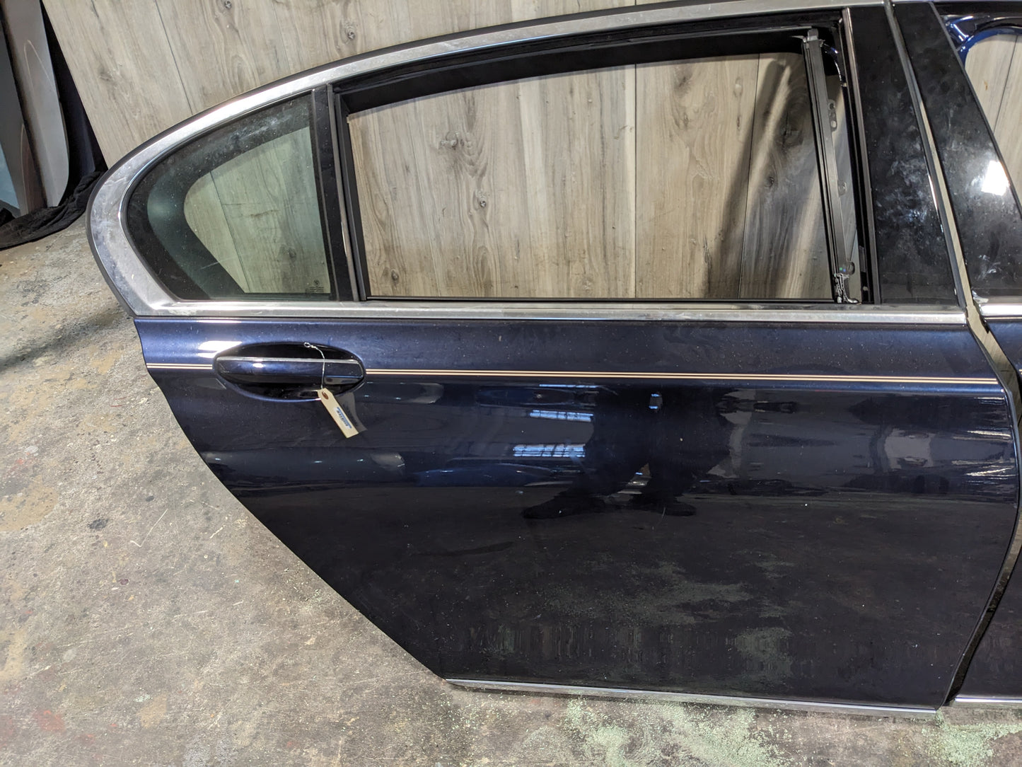 16-21 OEM BMW G12 740i 750Li Rear Right Passenger Door Shell Panel Blue