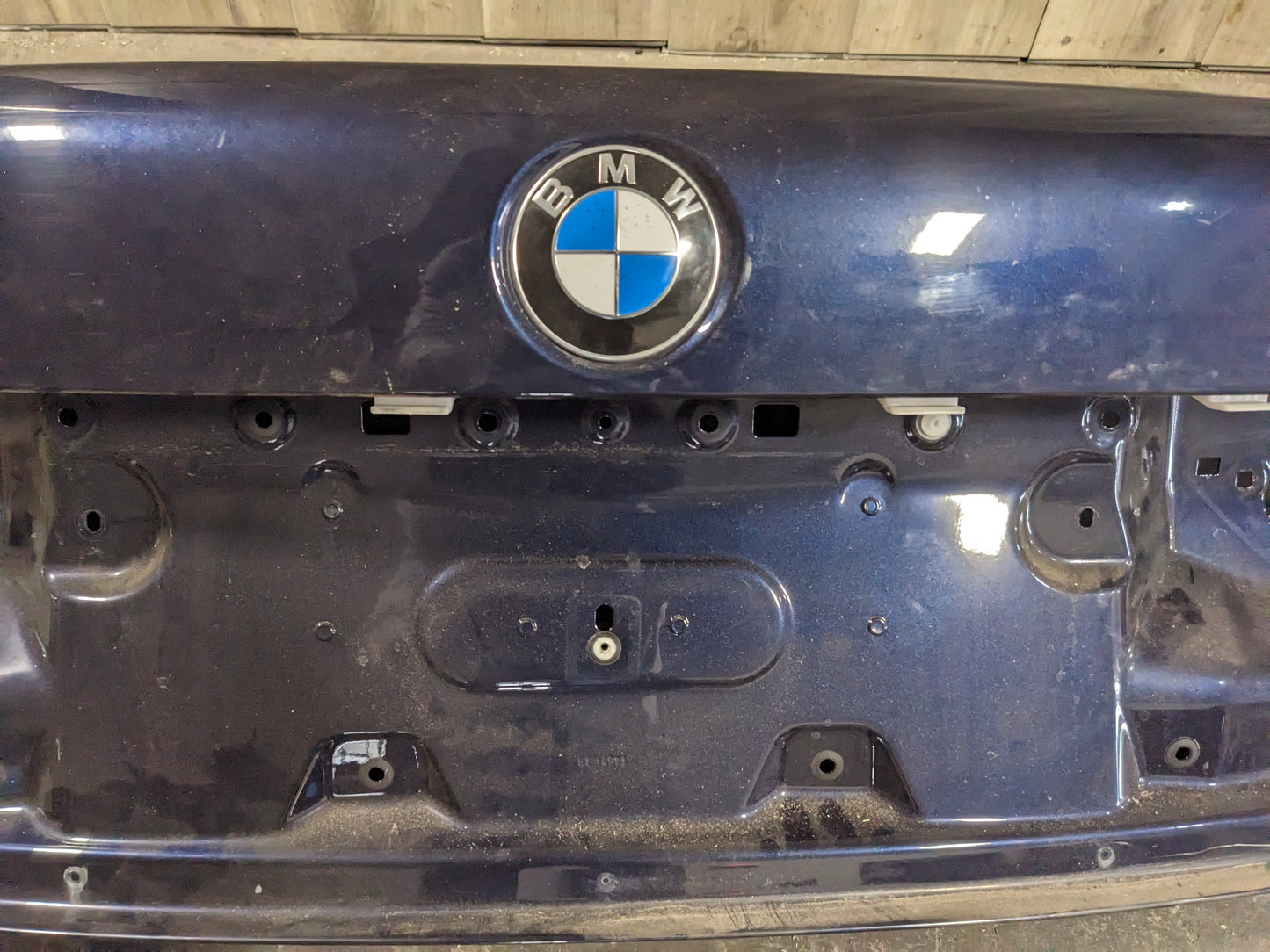 14-19 OEM BMW G11 G12 740 750 Rear Trunk Lid Cover Panel Blue