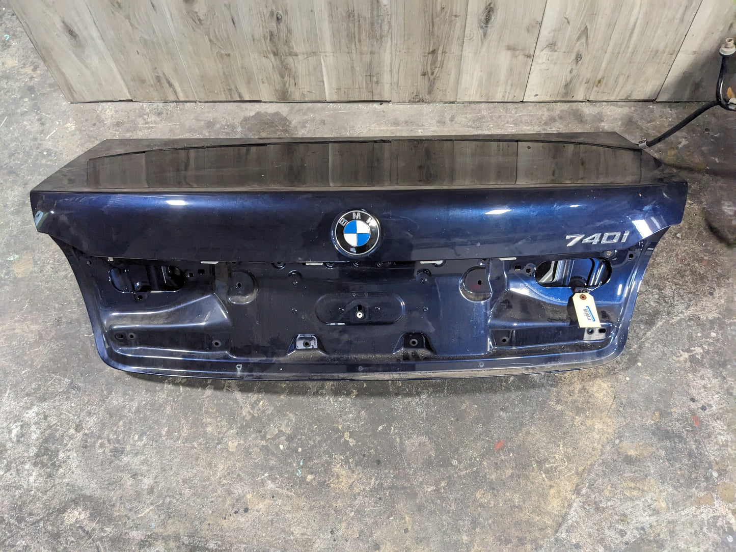 14-19 OEM BMW G11 G12 740 750 Rear Trunk Lid Cover Panel Blue