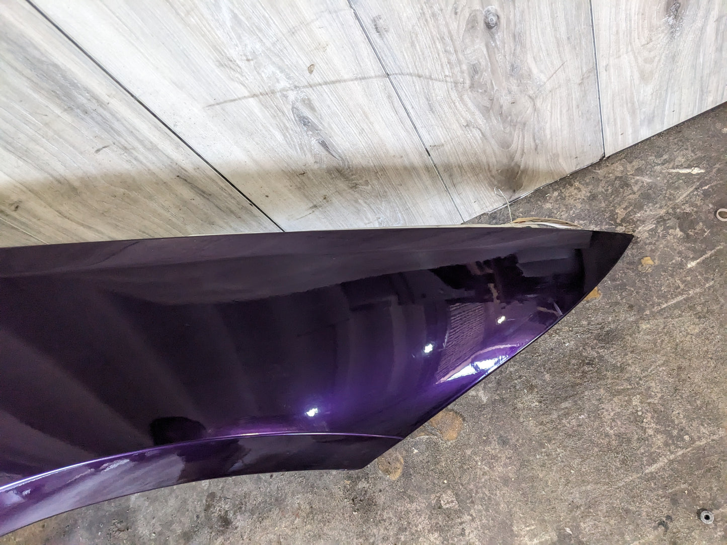 07-13 OEM BMW E92 E93 335is Right Passenger Side Fender Panel Purple WRAPPED!