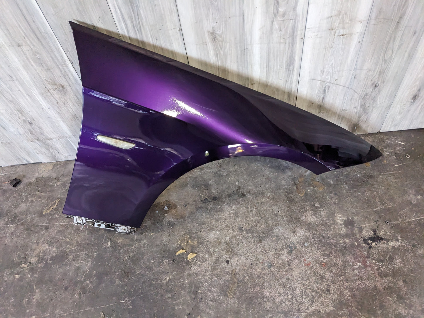 07-13 OEM BMW E92 E93 335is Right Passenger Side Fender Panel Purple WRAPPED!