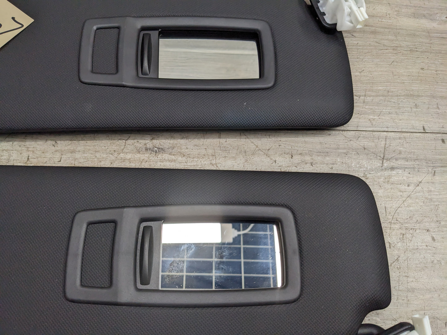 OEM BMW F30 F32 F80 F82 M3 M4 Interior Sun Visor SET Anthracite Black