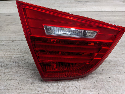 09-11 OEM BMW E90 LCI Sedan Rear Left Driver Side Inner Tail Light Trunk Lid