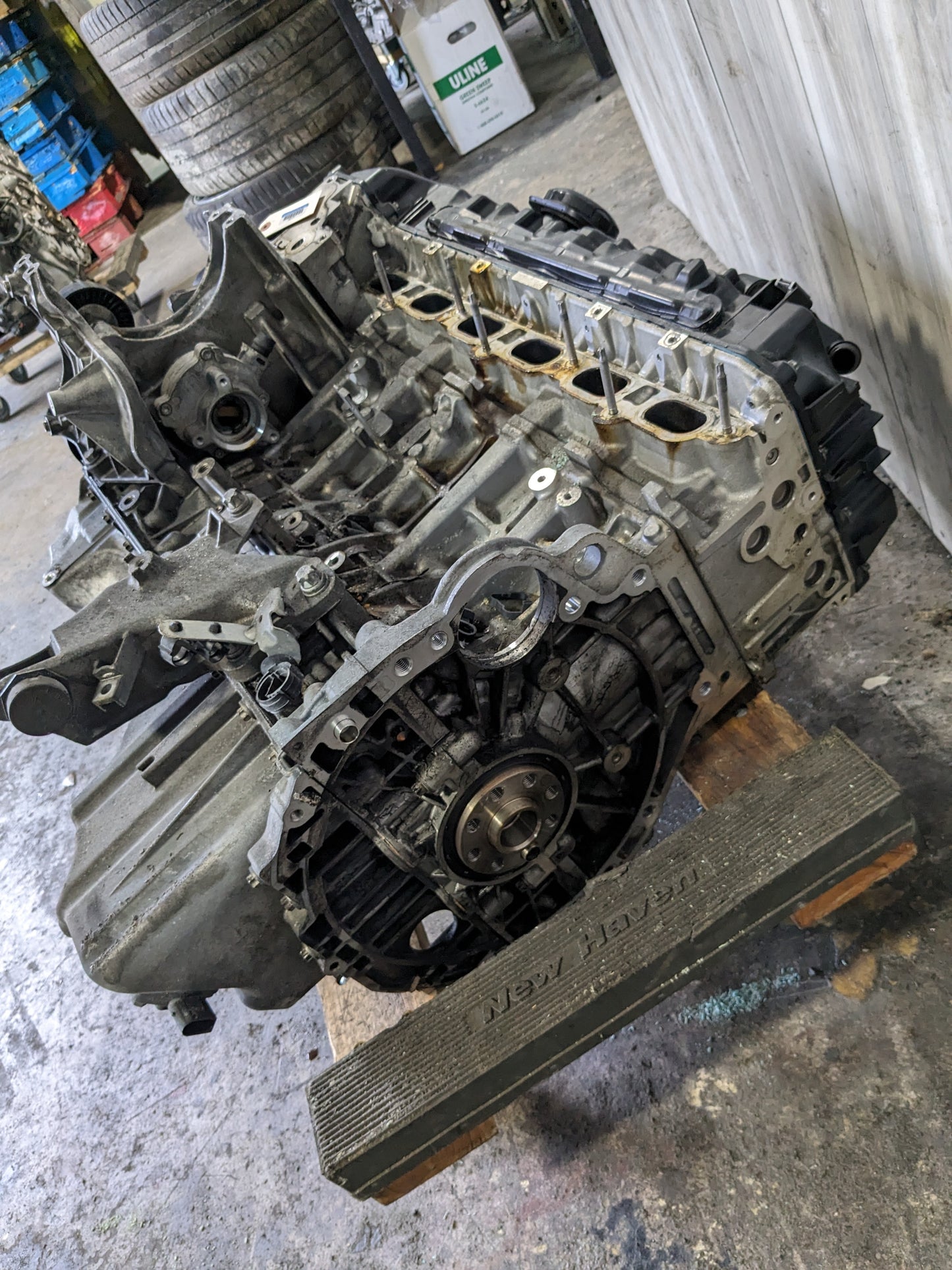 07-09 OEM BMW E88 E92 E93 E90 Long Block 8-bolt N54 ENGINE MOTOR 75k RWD *NOTE