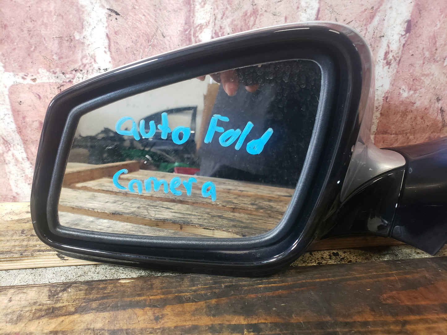 BMW 11-14 F13 AUTO FOLD DIM MIRROR LEFT W/ Camera Pre LCI