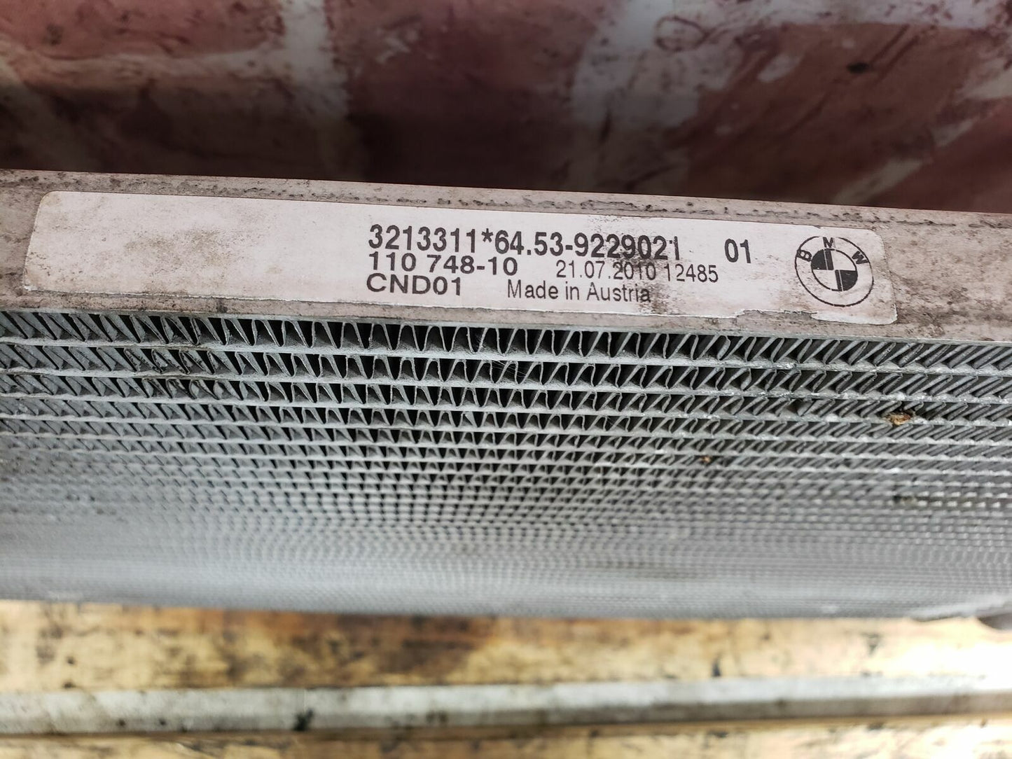 BMW 11-13 E92 A/C AIR CONDITION CONDENSER LCI