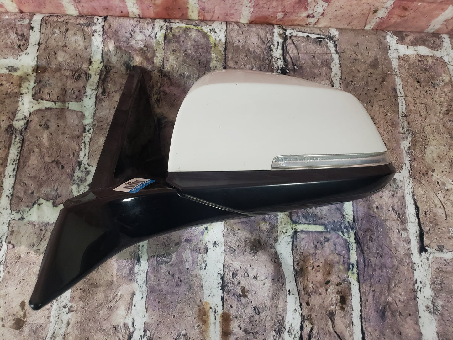 BMW 14-17 F22 Passenger Left Side Wing Mirror ASSEMBLY White HEATED Pre LCI