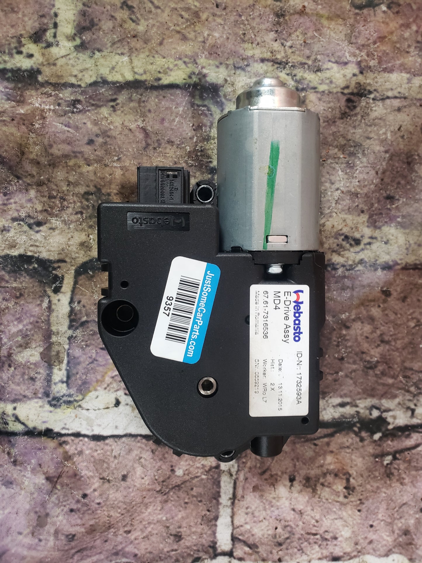 BMW 16-18 F30 Sunroof Drive Unit Motor LCI