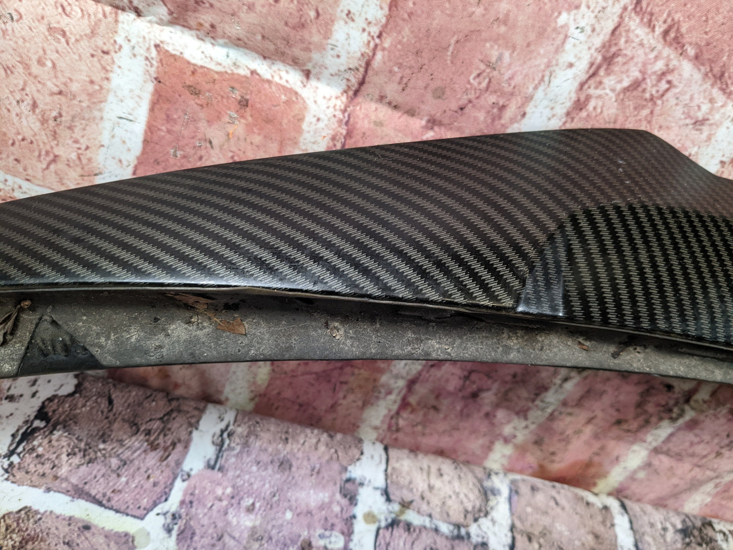 BMW 07-10 E90 Trunk Spoiler Carbon Fiber LOOK Plastic Pre LCI