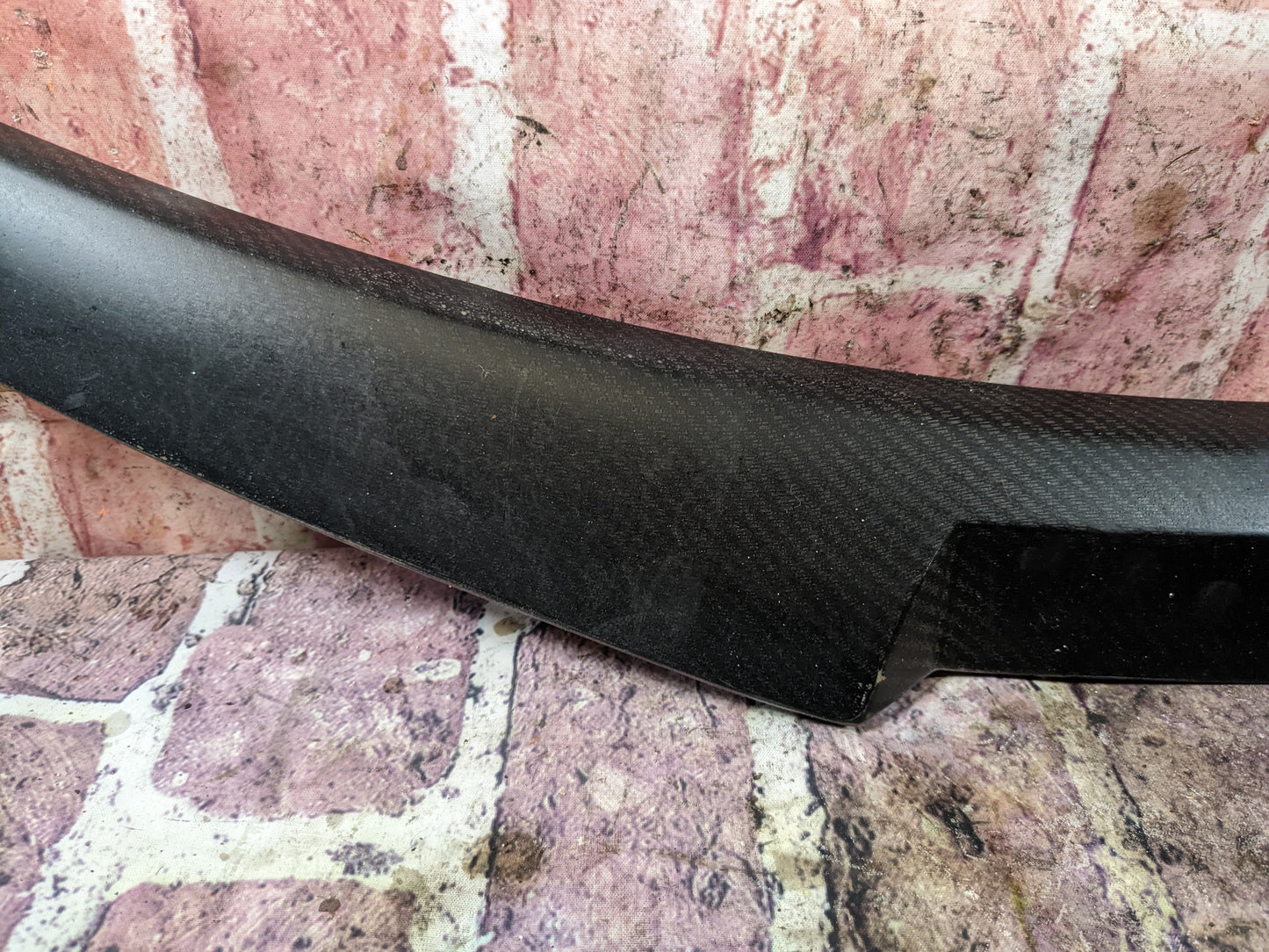 BMW 07-10 E90 Trunk Spoiler Carbon Fiber LOOK Plastic Pre LCI